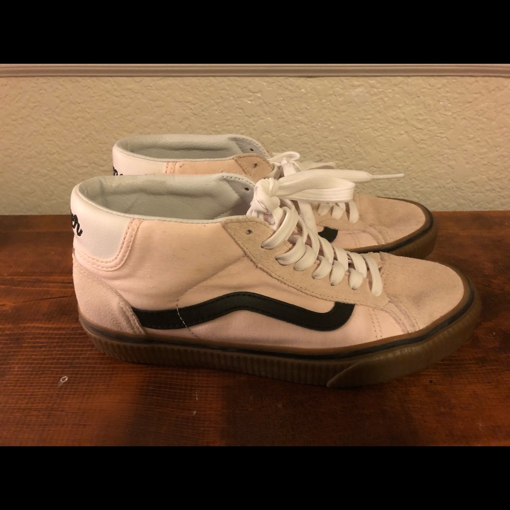 Vans Pink Femme Power Sneakers size 8 women’s